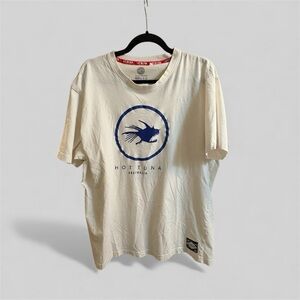 Hot Tuna T-Shirt Men's Size XL White Large Logo Short Sleeve